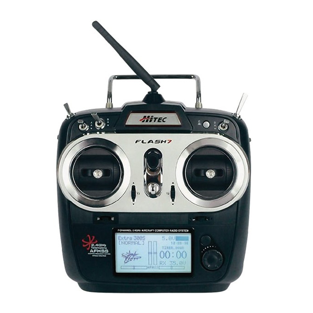 HITEC FLASH 7 7 voies avec telemetrie + recepteur Optim
