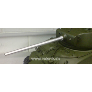 Sherman - cannon KwK 76mm, made of aluminum with LED