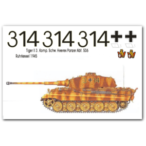 Tigre Royal - 3. Komp. s.H.Pz.Abt. 506, Ruhrkessel 1945