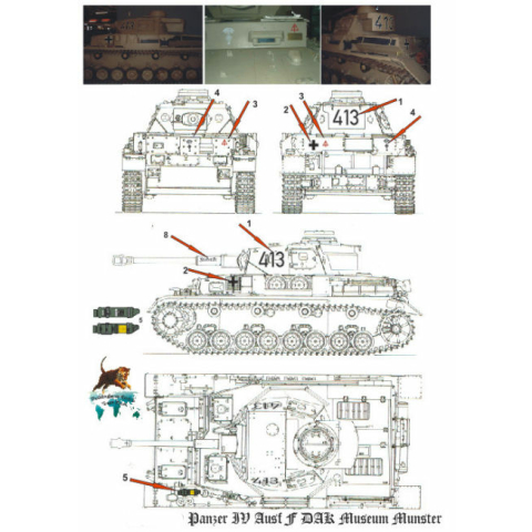 Panzer IV - F2 DAK Tank Museum Munster