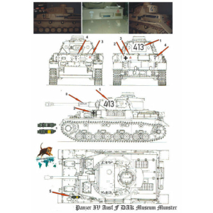 Panzer IV - F2 DAK Musée de chars Munster