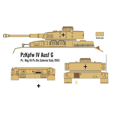 Panzer IV Ausf. G. Pz. Reg16 Pz.div. Salerno Italy 1943