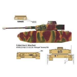 Panzer IV  Ausf.H. Wilma, Paula 12-SS Div. Hitlerjugend...