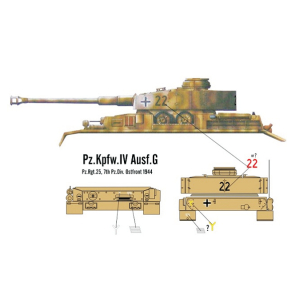 Panzer IV  Ausf. H 2nd SS-Pz.Rgt. Das Reich Kharkov 08/1943