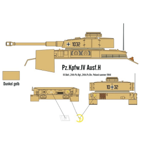 Panzer IV  Ausf. H IIIBat.,24th.Pz.Reg. Poland summer 1944