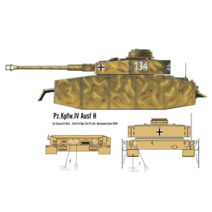 Panzer IV  Ausf. H 1st. Comp., 1st Bat., 22nd Pz.Reg.21st...