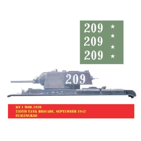 KV-1 Mod.1939 235TH Tank brigade Stalingrad sept. 1942