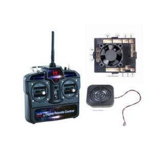 Taigen kit complet 2.4 GHz V1- la télécommande, platine et un haut-parleur pour chars