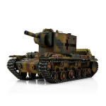 Taigen KV-2, version camouflage, metal edition 1:16 with BB unit, V1 board and transport wooden box