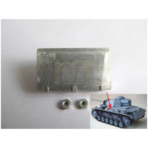 Panzer III - metal box for upper hull (3)
