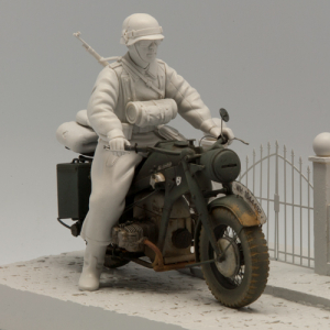 SOL - 1/16 Zündapp KS 750 mit Fahrer, Bausatz