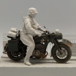 SOL - 1/16 Zündapp KS 750 with Trooper, model kit