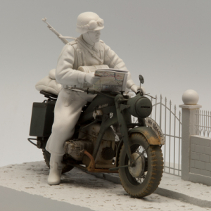 SOL - 1/16 Zündapp KS 750 with Trooper, model kit