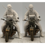 SOL - 1/16 Zündapp KS 750 mit Fahrer, Bausatz