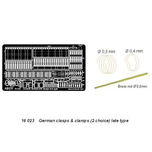 ABER - late tank, german clamps and clasps