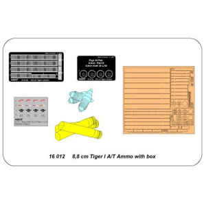 ABER - Tiger I  A/T, 8,8 cm ammo with box