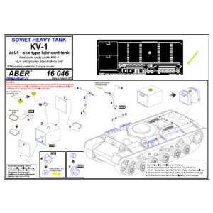 ABER - KV-1/KV-2, russian heavy tank, box type lubricant tank