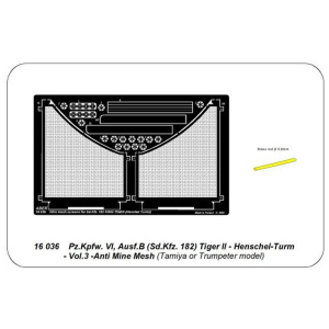 ABER - Tigre Royal Henschel, Grilles anti-mines