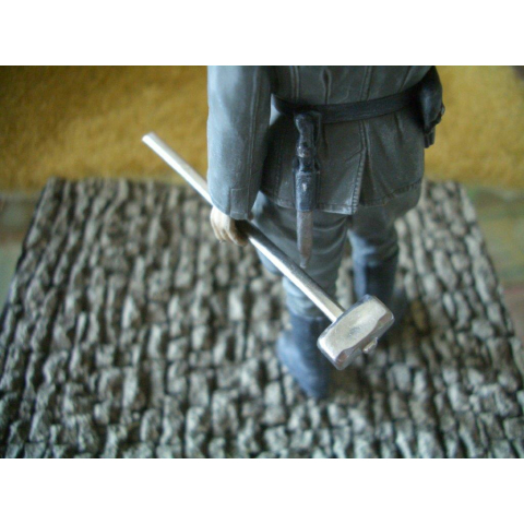 Metal sledge hammer in 1/16, unpainted for Kingtiger, type A 