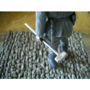 Metal sledge hammer in 1/16, unpainted for Kingtiger,...