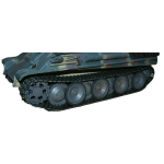 Panther G/Jagdpanther - Metalllaufrollen kugelgelagert inkl. Achsen und Gummibereifung