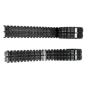 Leopard 2A6 - HQ metal tracks, black, for Heng Long,...