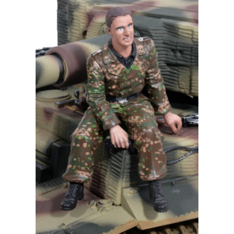 Torro 1/16 Figur „Funker“ – Tiger Besatzung – Handbemalt – Ca. 92 Mm – Originalgetreuer WWII-Soldat