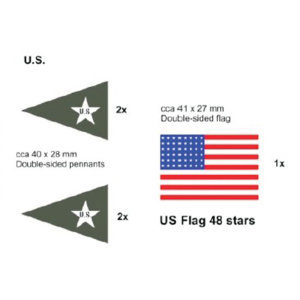 USA Flag set