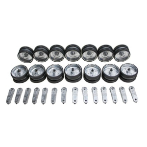 Leopard 2A6 - metal rollers set + metal suspension arms +...