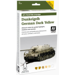 Vallejo - AFV Airbrush Farben Set Dunkelgelb / German Dark Yellow 