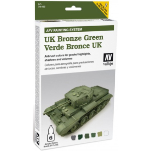 Vallejo  UK Bronze Green Painting kit