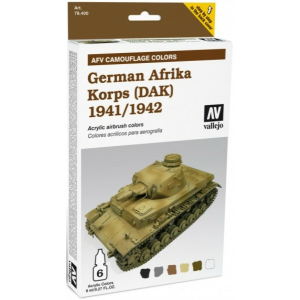 Vallejo - AFV Airbrush Farbenset / German Afrika Korps...