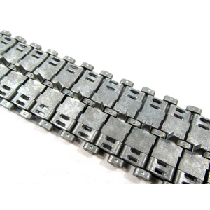 Leopard 2A6 - HQ metal tracks with rubber pads, Heng Long or Tamiya