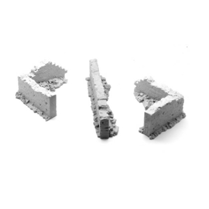 SOL - 1/16 3-brick wall set, heavy duty