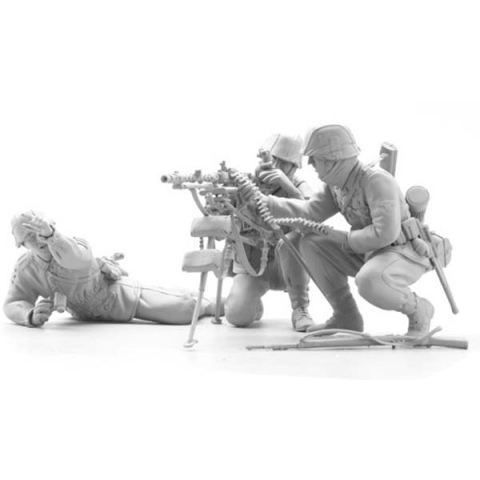 SOL - 1/16 MG 34  team with lafette (3 fig.)