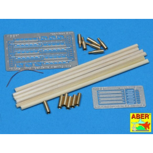 ABER - Tiger II, barrel cleaning rods with brackets