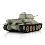 Taigen T-34/85, Version Winter in der Metall-Edition 1:16 mit BB-Einheit und Transportbox aus Holz