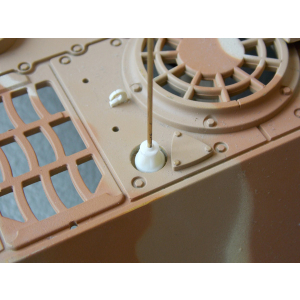 German rod antenna 2m with Resin socket (1mm hole)