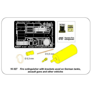 ABER - Extincteur avec des supports pour chars Allemand
