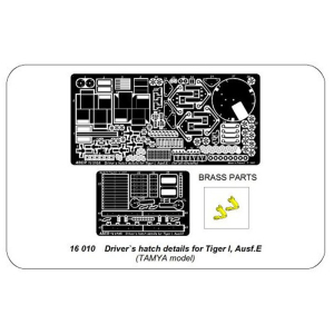 ABER - Tiger I Ausf. E, drivers hatch details