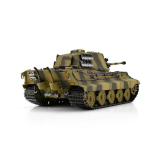 Taigen Tigre Royal, version camouflage, edition métal 1:16 avec unité de fumé canon, recul de canon, flash xenon, systeme IR, platine V3 et caisse de transport en bois
