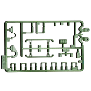 Leopard 2A6 - Zubehör Set E grün, original Heng...