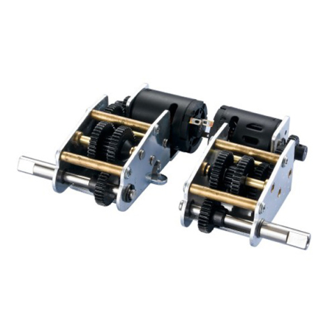 Tigre I - 5.1 PRO steel gearboxes with 360 motors/17.500 rpm, short axles