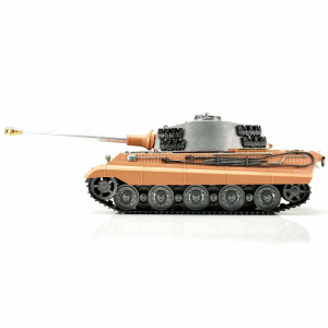 Taigen Königstiger, unlackiert in der Metall-Edition 1:16 mit IR-System, Rohrrückzug, Xenonblitz und Platine V3