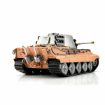 Taigen Königstiger, unlackiert in der Metall-Edition 1:16 mit IR-System, Rohrrückzug, Xenonblitz und Platine V3