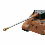 Taigen Königstiger, unlackiert in der Metall-Edition 1:16 mit IR-System, Rohrrückzug, Xenonblitz und Platine V3
