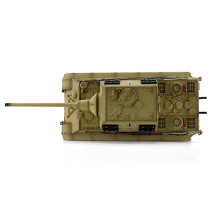 Taigen Jagdtiger, Version Wüste in der Metall-Edition 1:16 mit BB-Einheit, Platine V3 und Transportbox aus Holz