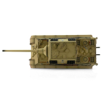 Taigen Jagdtiger, Version Wüste in der Metall-Edition 1:16 mit IR-System, Rohrrückzug und Xenonblitz, Platine V3 und Transportbox aus Holz