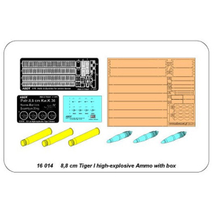 ABER - Tiger I,  8,8 cm high explosiv ammo with box