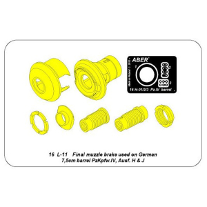 ABER - Panzer IV Ausf. H+J, muzzle brake used on German...